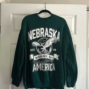 nebraska crewneck